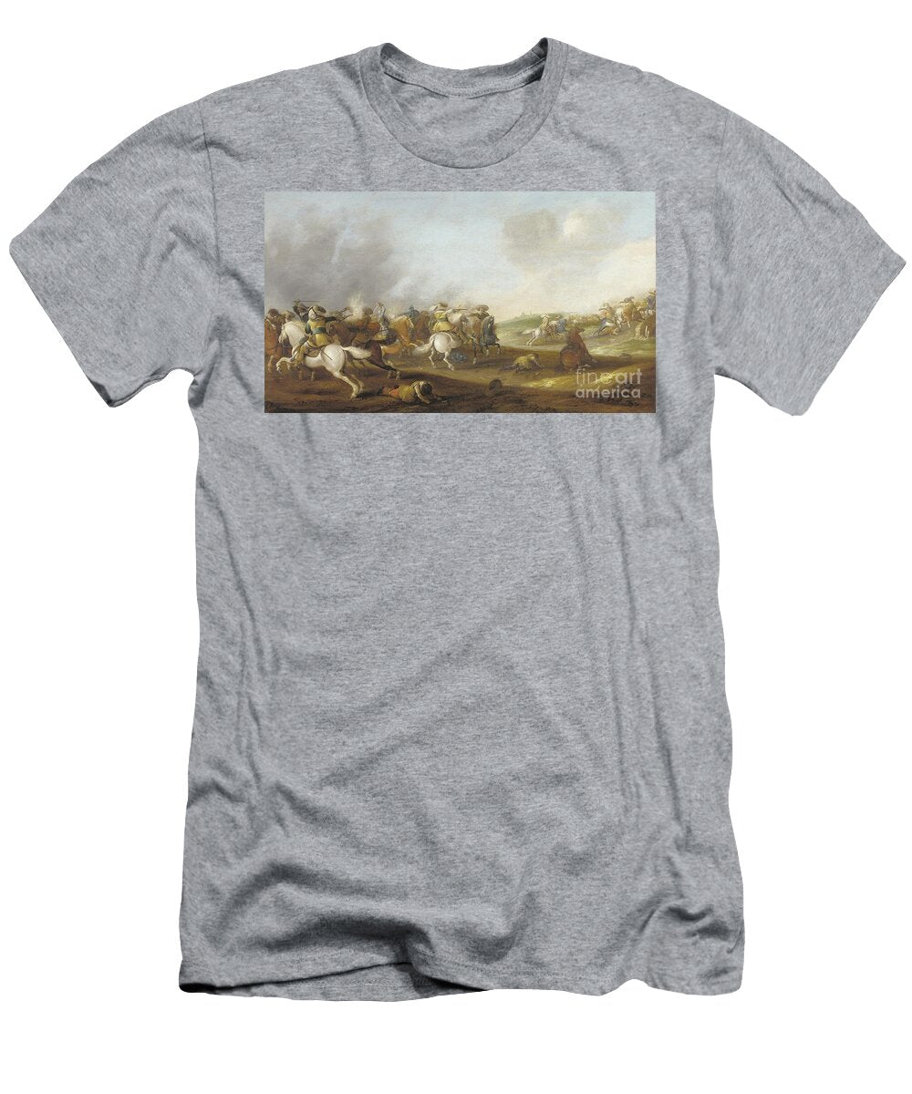 2 a Cavalry Skirmish Palamedes Palamedesz T-Shirt