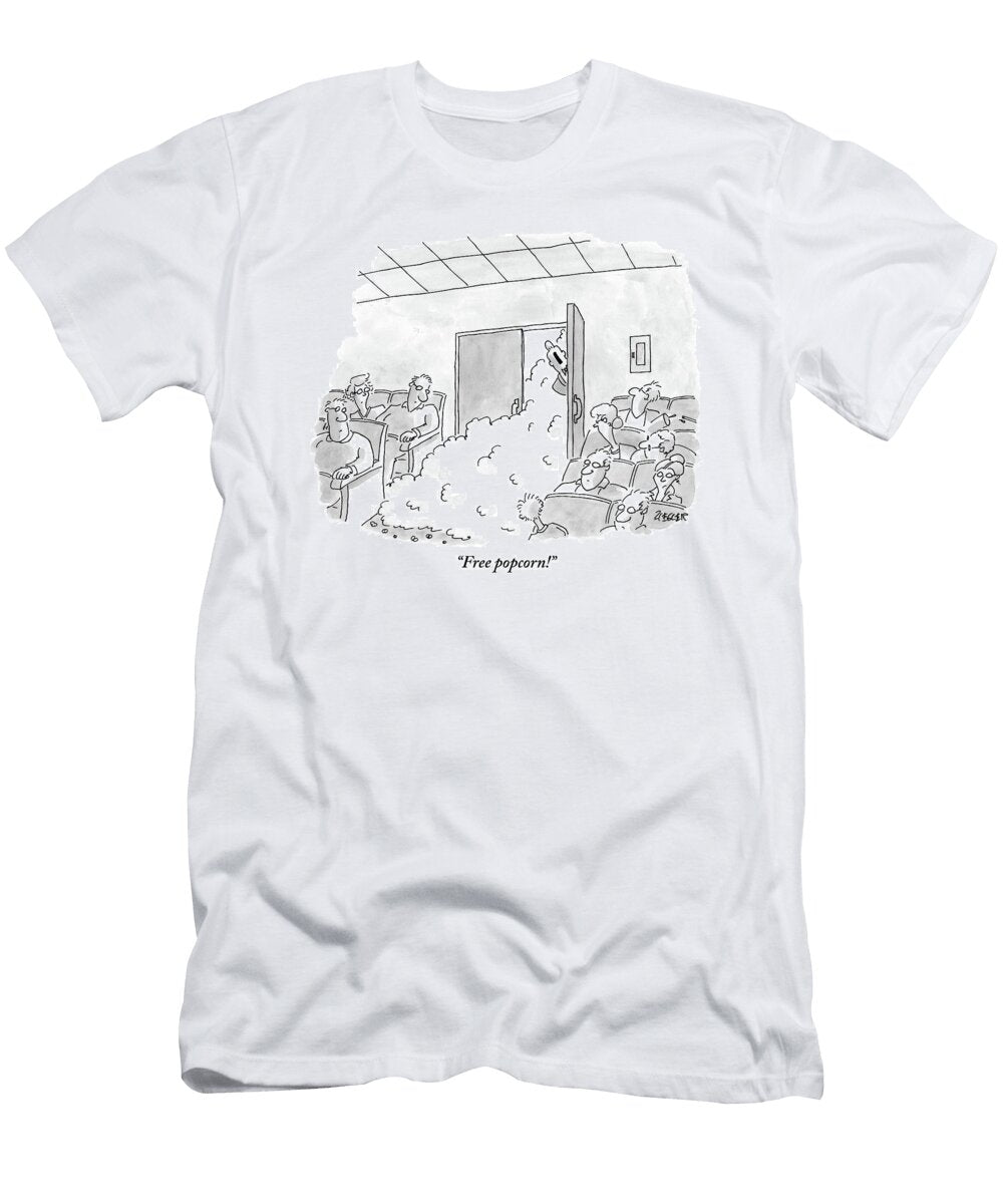 A Man Shouts Through the Entrance Doors That Jack Ziegler T-Shirt