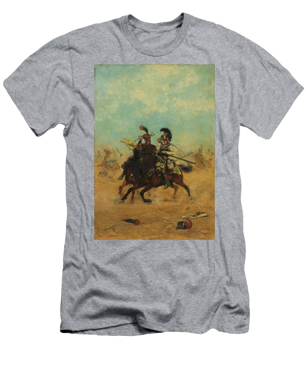 Combat for the Colors Jean Baptiste Edouard Detaille T-Shirt