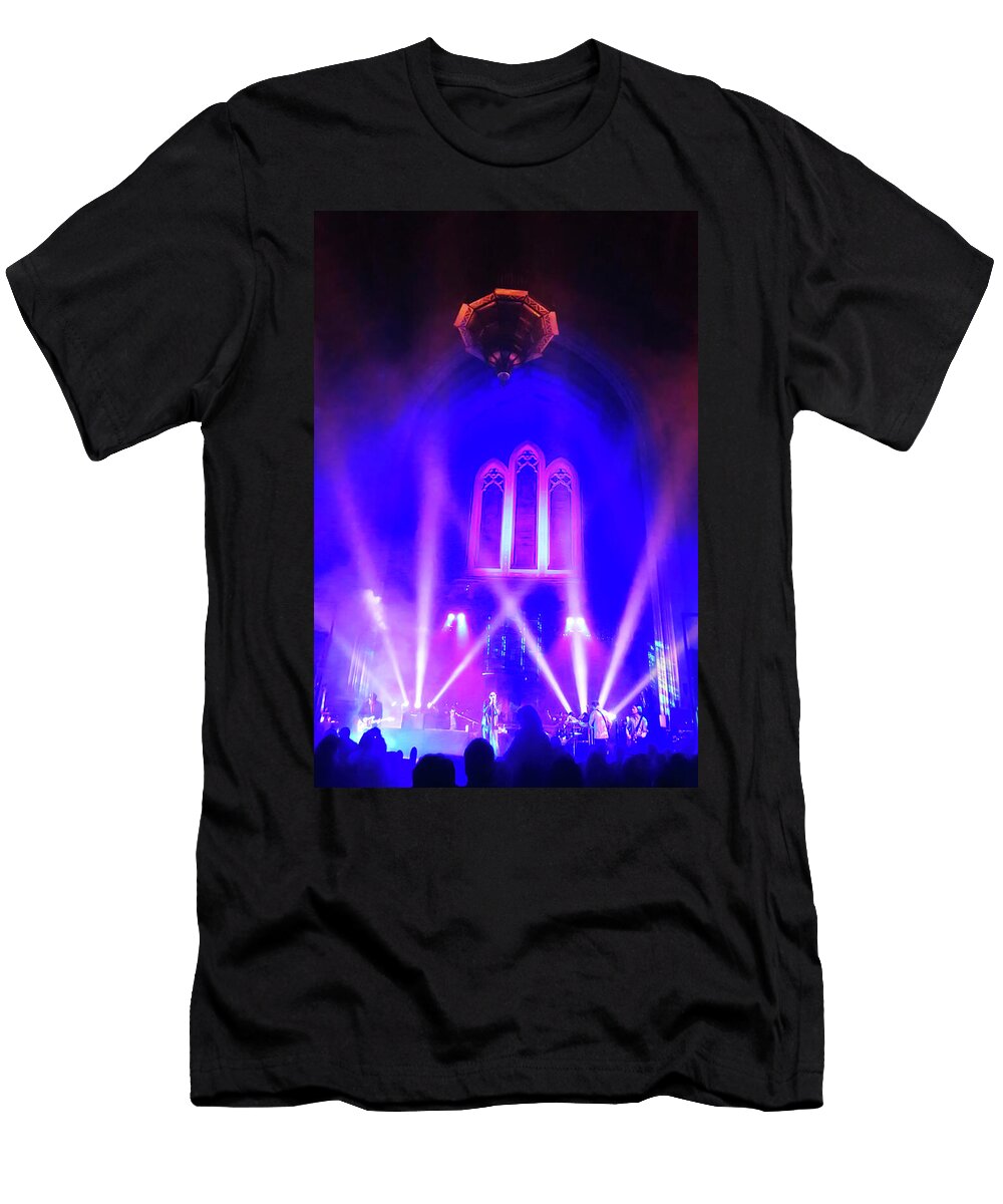 Echo and the Bunnymen At Cathedral Sanctuary Los Angeles 2 the Rocker Chic Danette West T-Shirt