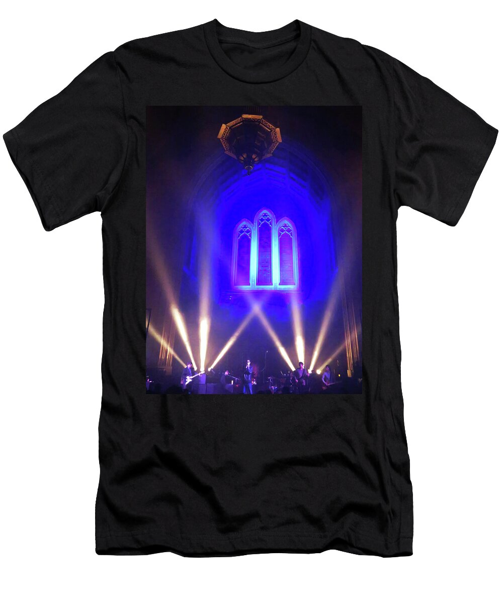 Echo and the Bunnymen At Cathedral Sanctuary Los Angeles the Rocker Chic Danette West T-Shirt