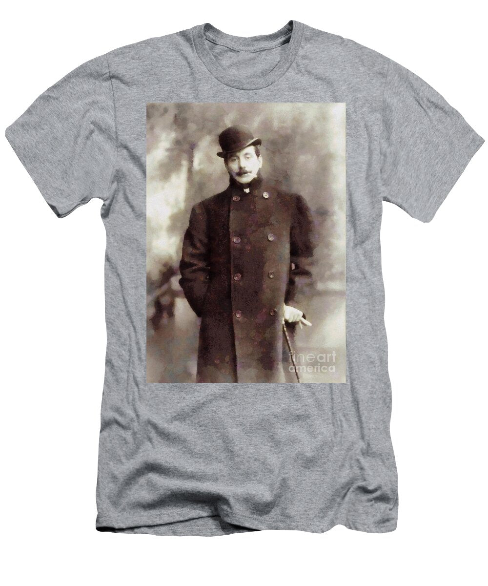 Giacomo Puccini Composer By Sarah Kirk Sarah Kirk T-Shirt