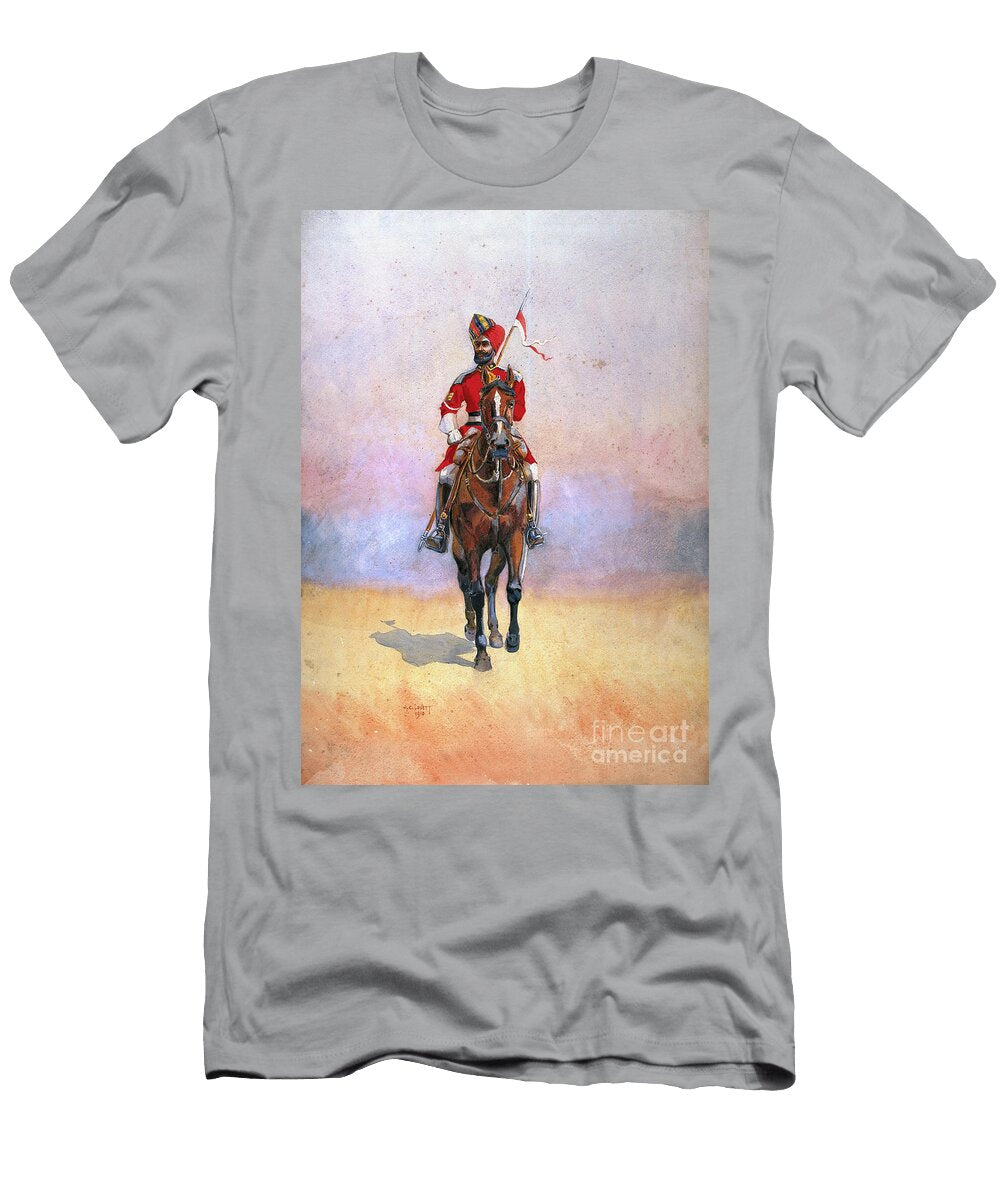 Governors Bodyguard Bombay Musalman Rajput Illustration for Armies of India By Major Gf Macmunn Published in 1911 1910 Alfred Crowdy Lovett T-Shirt
