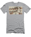 Major Marcus Renos Retreat Before the Indian Counter Attack Amos Bad Heart Buffalo T-Shirt