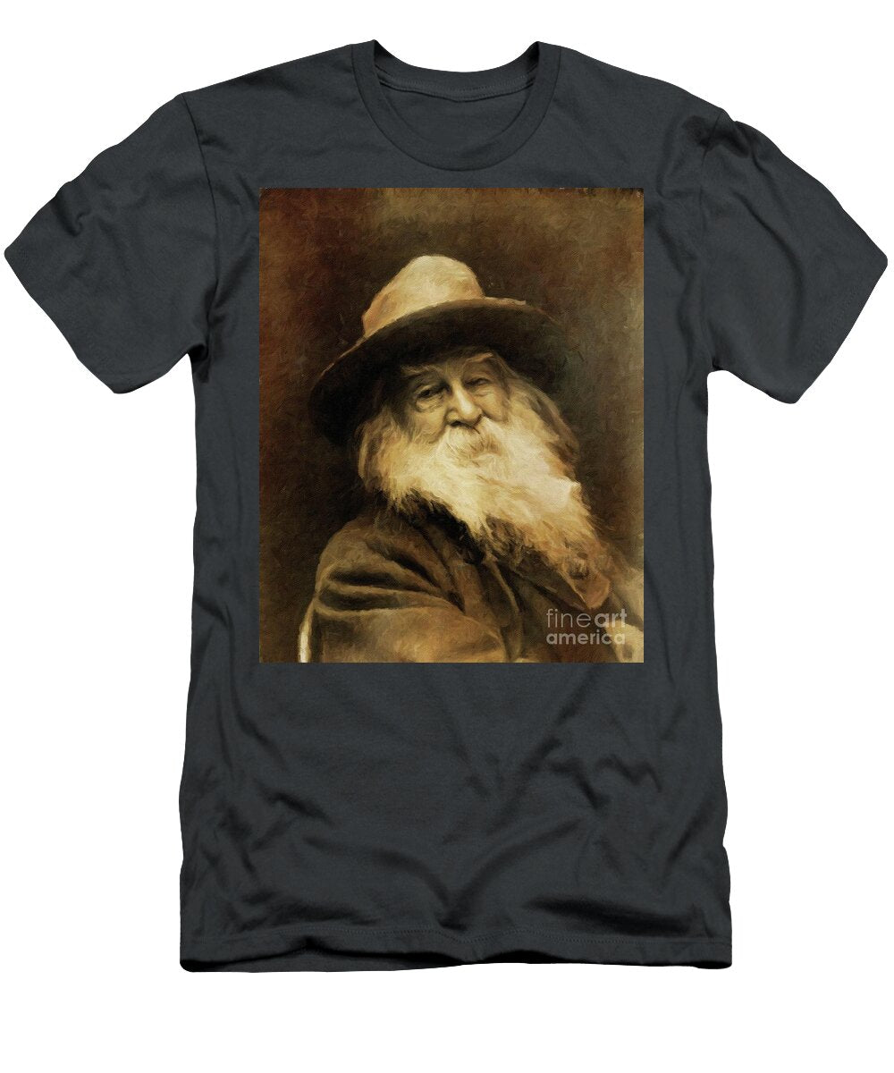 Walt Whitman Literary Legend By Mary Bassett Mary Bassett T-Shirt