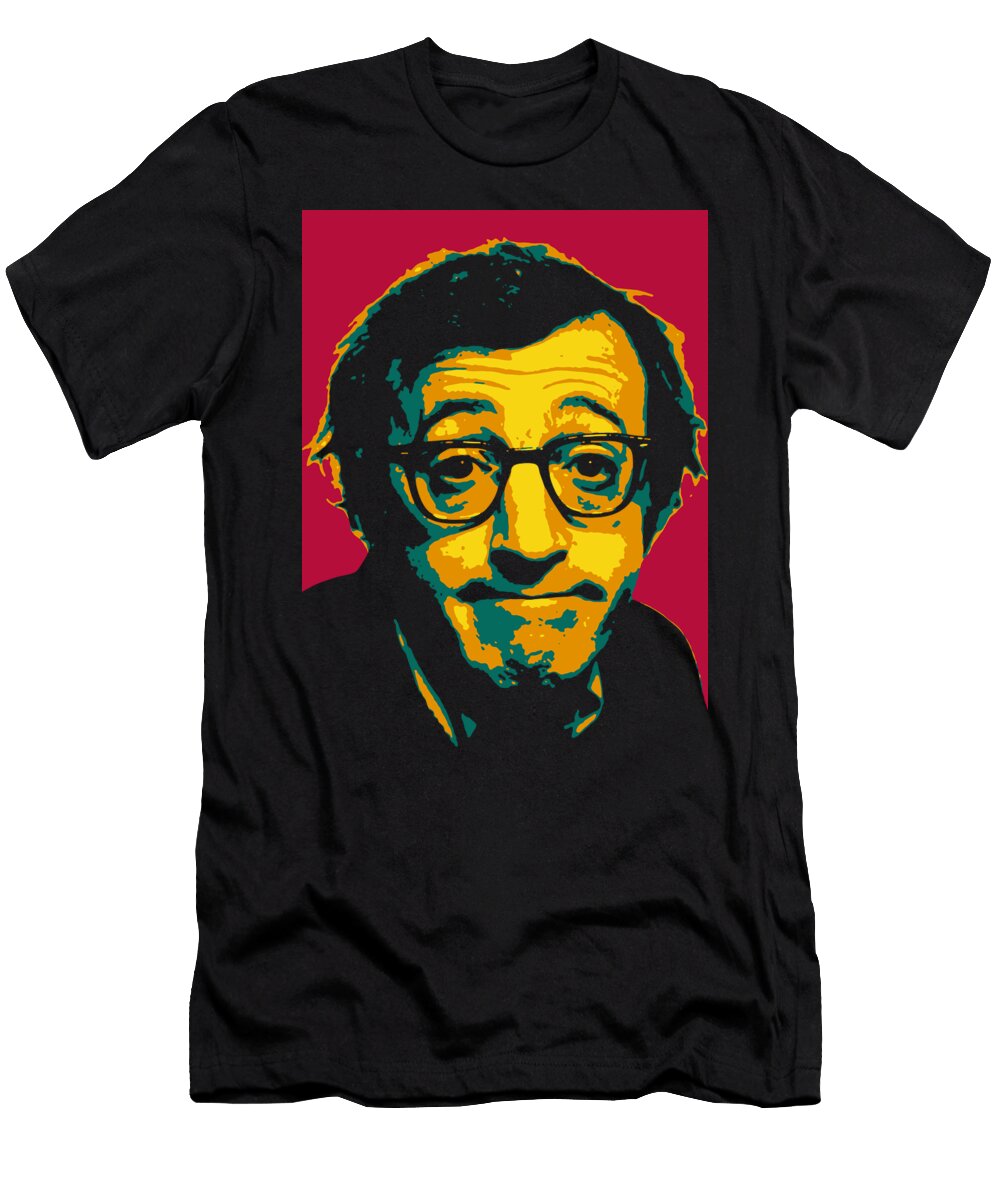 Woody Allen Heywood Allen Allan Stewart Konigsberg Pop Art Andika Bahtiar T-Shirt